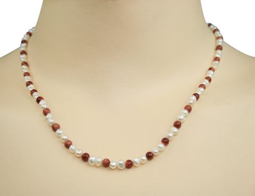 SKU 236 unique Pearl Necklaces Jewelry