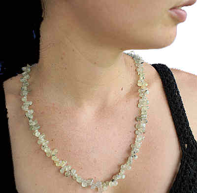 SKU 264 unique Prehnite Necklaces Jewelry