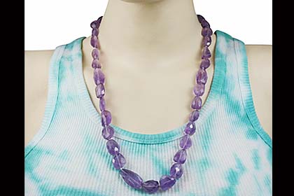SKU 3062 unique Amethyst Necklaces Jewelry