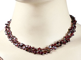 SKU 32 unique Garnet Necklaces Jewelry
