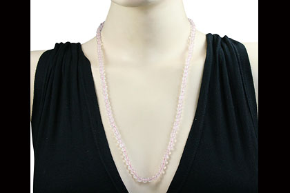 SKU 431 unique Rose quartz Necklaces Jewelry