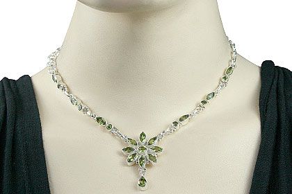 SKU 499 unique Peridot Necklaces Jewelry