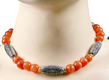 SKU 5504 unique Carnelian Necklaces Jewelry