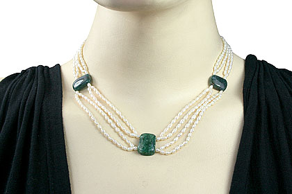 SKU 555 unique Pearl Necklaces Jewelry