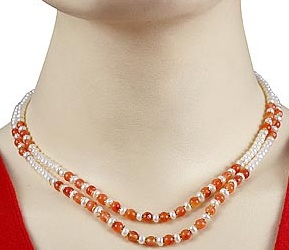SKU 595 unique Pearl Necklaces Jewelry