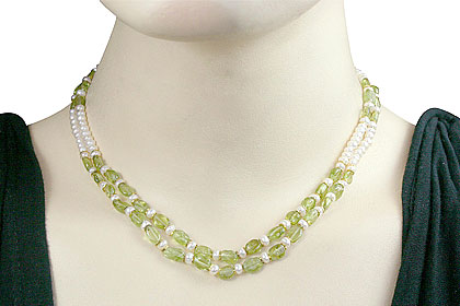 SKU 596 unique Peridot Necklaces Jewelry