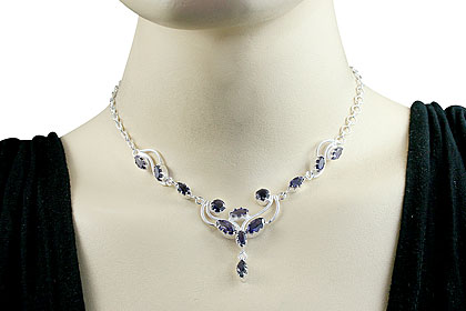 SKU 6296 unique Iolite Necklaces Jewelry