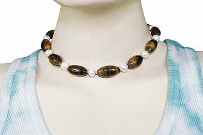 SKU 6299 unique Tiger eye Necklaces Jewelry