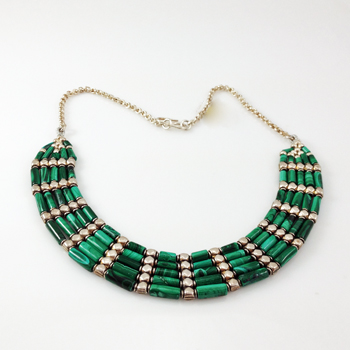 SKU 686 unique Malachite Necklaces Jewelry