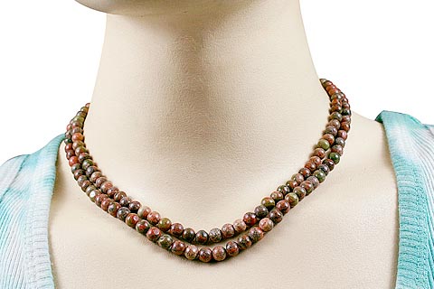 SKU 704 unique Unakite Necklaces Jewelry