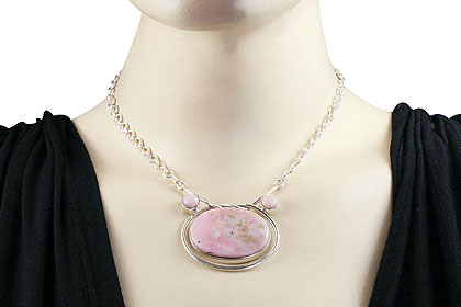 SKU 7349 unique Pink Opal Necklaces Jewelry