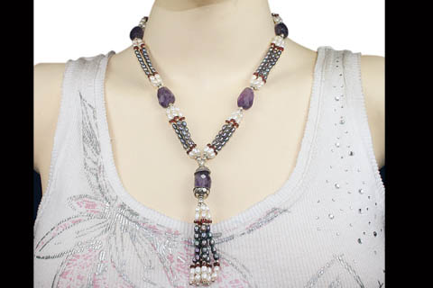 SKU 7399 unique Pearl Necklaces Jewelry