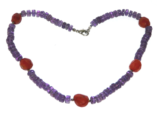 SKU 7405 unique Amethyst Necklaces Jewelry