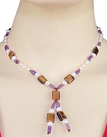 SKU 7407 unique Tiger eye Necklaces Jewelry