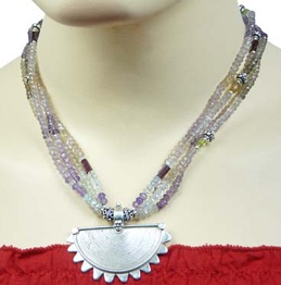 SKU 7430 unique Amethyst Necklaces Jewelry