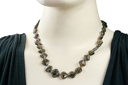 SKU 7449 unique Smoky Quartz Necklaces Jewelry