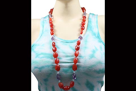 SKU 7458 unique Carnelian Necklaces Jewelry