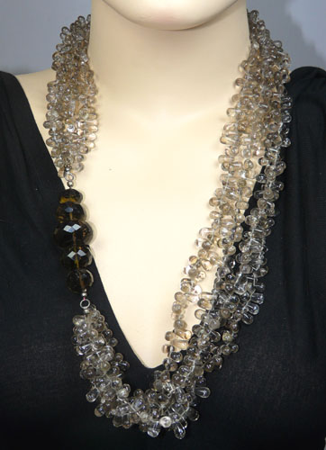 SKU 7463 unique Smoky Quartz Necklaces Jewelry