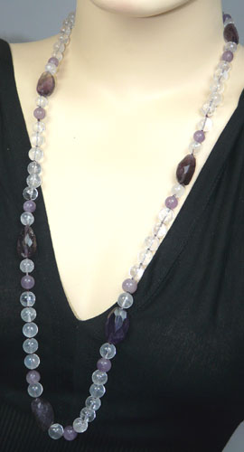 SKU 7464 unique Amethyst Necklaces Jewelry