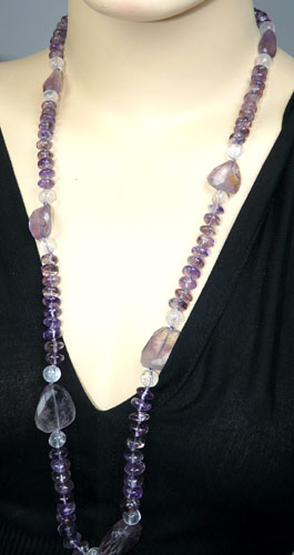 SKU 7465 unique Amethyst Necklaces Jewelry