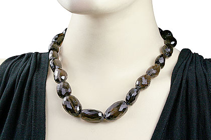 SKU 7468 unique Smoky Quartz Necklaces Jewelry