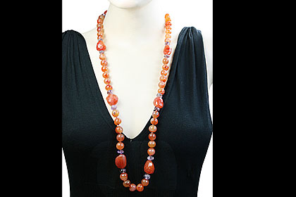 SKU 7476 unique Carnelian Necklaces Jewelry