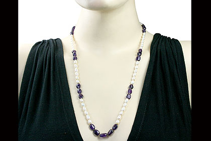 SKU 7490 unique Pearl Necklaces Jewelry