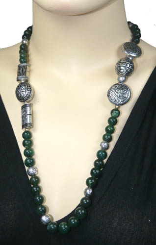 SKU 7496 unique Multi-stone Necklaces Jewelry