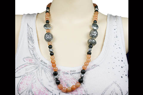 SKU 7497 unique Multi-stone Necklaces Jewelry