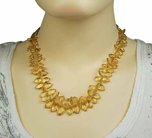 SKU 7560 unique Citrine Necklaces Jewelry