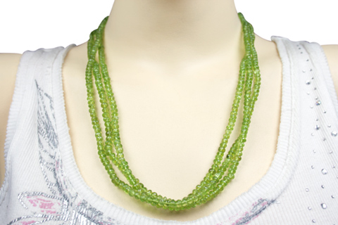 SKU 7577 unique Peridot Necklaces Jewelry