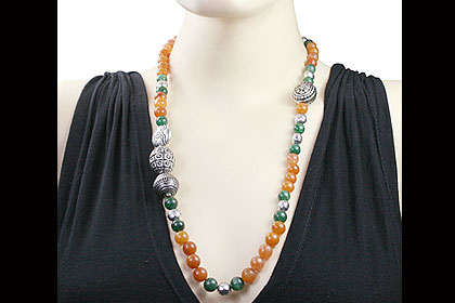 SKU 7615 unique Multi-stone Necklaces Jewelry