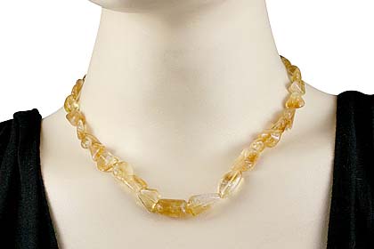 SKU 7713 unique Citrine Necklaces Jewelry