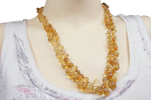 SKU 7728 unique Citrine Necklaces Jewelry