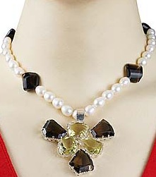 SKU 7798 unique Multi-stone Necklaces Jewelry