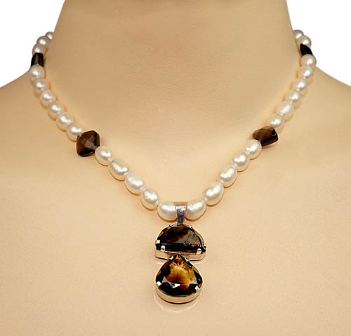 SKU 7807 unique Pearl Necklaces Jewelry