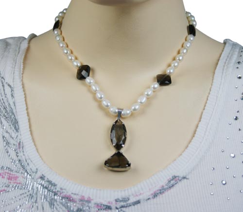 SKU 7808 unique Pearl Necklaces Jewelry