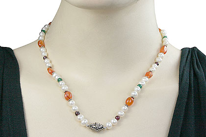 SKU 7974 unique Multi-stone Necklaces Jewelry