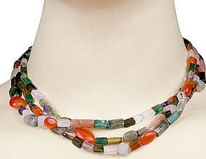 SKU 7976 unique Multi-stone Necklaces Jewelry