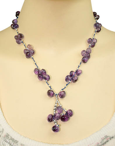 SKU 8074 unique Amethyst Necklaces Jewelry