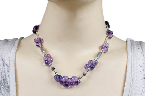 SKU 8075 unique Amethyst Necklaces Jewelry