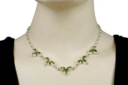 SKU 831 unique Peridot Necklaces Jewelry