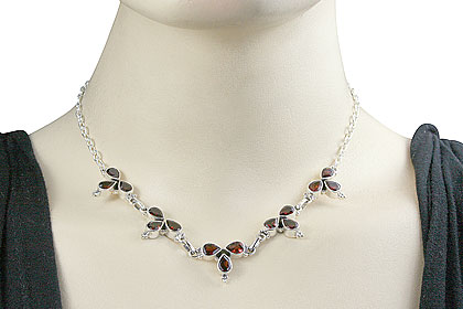 SKU 833 unique Garnet Necklaces Jewelry