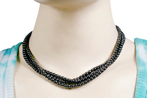 SKU 8394 unique Hematite Necklaces Jewelry