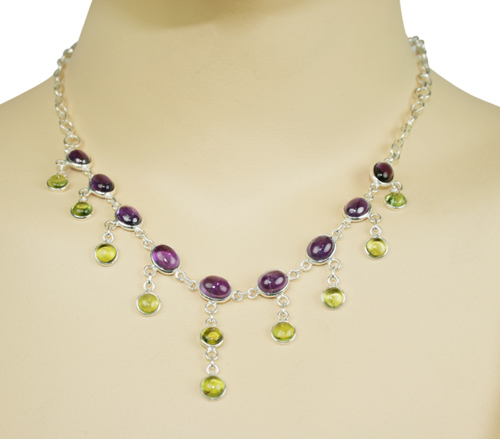SKU 8412 unique Amethyst Necklaces Jewelry