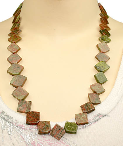 SKU 8538 unique Unakite Necklaces Jewelry