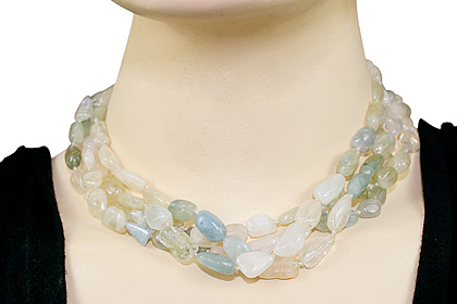 SKU 8839 unique Aquamarine Necklaces Jewelry
