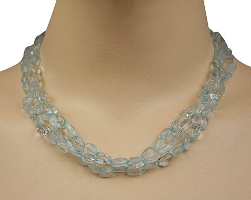 SKU 8847 unique Aquamarine Necklaces Jewelry
