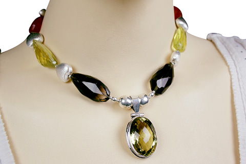 SKU 9019 unique Multi-stone Necklaces Jewelry