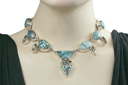 SKU 9023 unique Turquoise Necklaces Jewelry